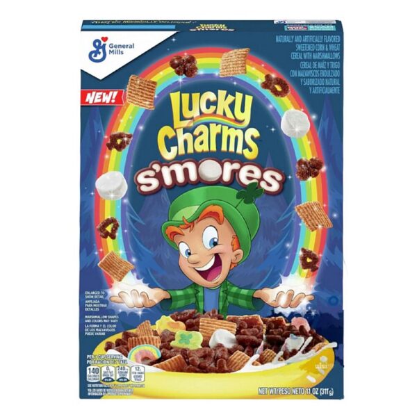 Machen Sie Ihr Frühstück zu einem magischen Erlebnis mit Lucky Charms Smores Frühstücks-Cerealien. Gönnen Sie sich den unwiderstehlichen Geschmack von S'mores in jeder Schüssel und starten Sie Ihren Tag mit einem Hauch von Magie. Inhalt: 311g / Pack.