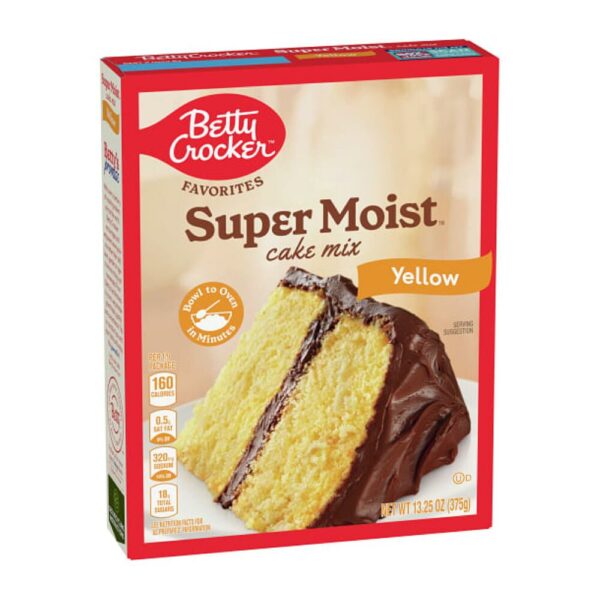 Die Betty Crocker Cake Mix Yellow ist die perfekte Lösung