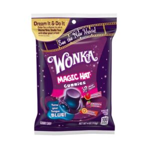 Erleben Sie magische Momente mit den Candy Wonka Magic Hat Gummies! Diese köstlichen Fruchtgummis entführen Sie in eine Welt voller Geschmack und Spaß. Jeder Bissen bietet ein aufregendes Geschmackserlebnis