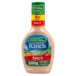 Spicy Ranch Dressing mit milden Chilies und ausgesuchten Gewürzen. Inhalt Flasche/ 473ml