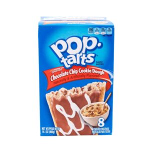 Pop Tarts mit Kuchenteig Füllung und Schokolade und Vanille auf der Oberseite.  Erfahre hier mehr über die Zubereitung und wie du deine Pop Tarts am besten genießen kannst: Hier klicken für Infos zu den Kellogg's Pop Tarts . Inhalt: 400g