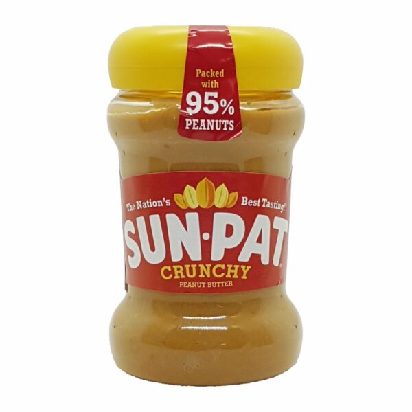 SunPat Peanut Butter Crunchy ist ein köstlicher Brotaufstrich aus cremigen Erdnüssen mit knusprigen Stückchen. Diese leckere Erdnussbutter ist eine hervorragende Quelle für pflanzliches Protein und enthält keine künstlichen Aromen